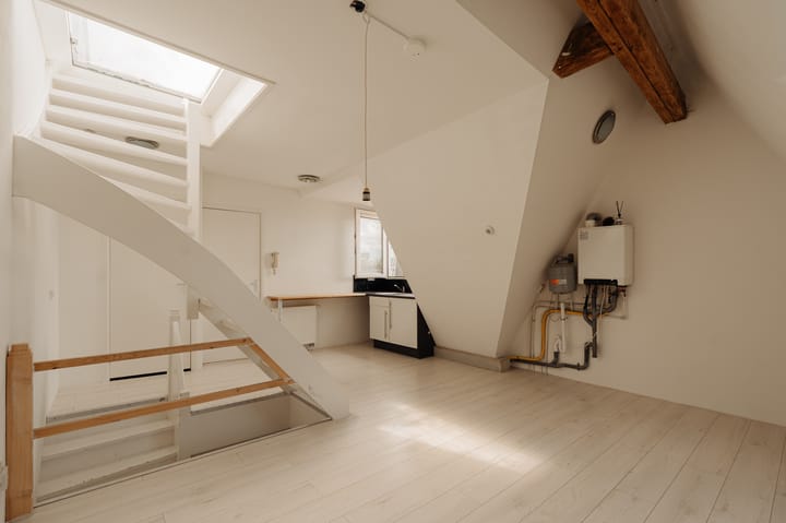 Studio te koop: Nieuwegrachtje 7-4, Amsterdam