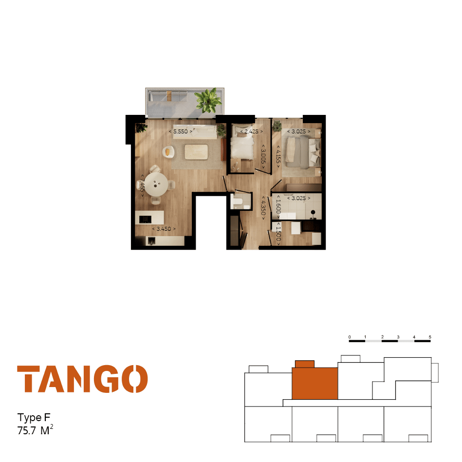 Photo 17 of Tussenappartement | Type F (Bouwnr. 1.03)