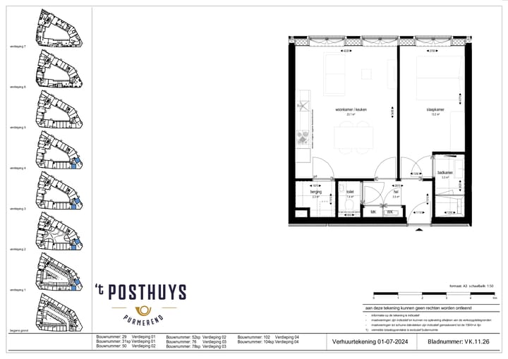 Appartement te huur: Gedempte Where 134, Purmerend