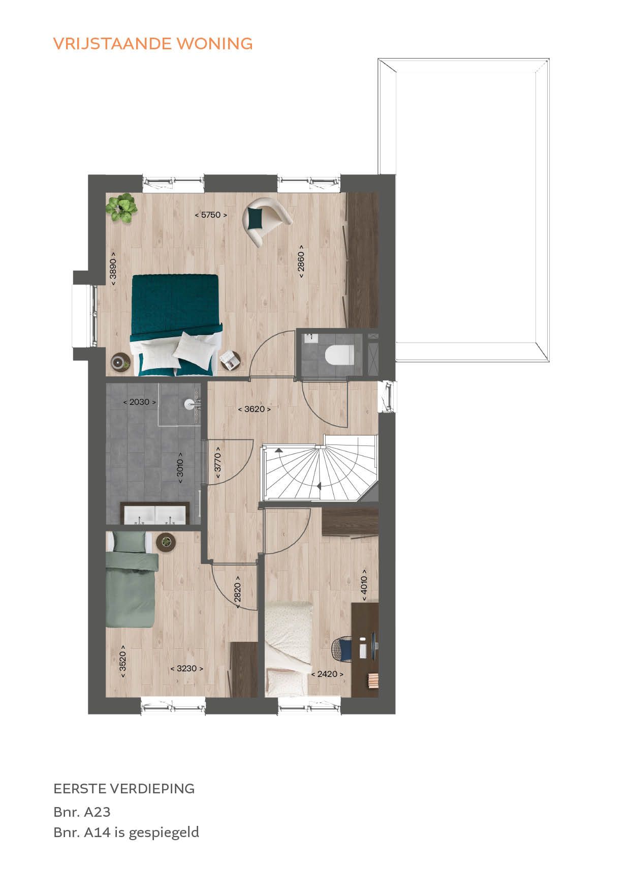 Foto 5 van Vrijstaande woning (Bouwnr. A23)