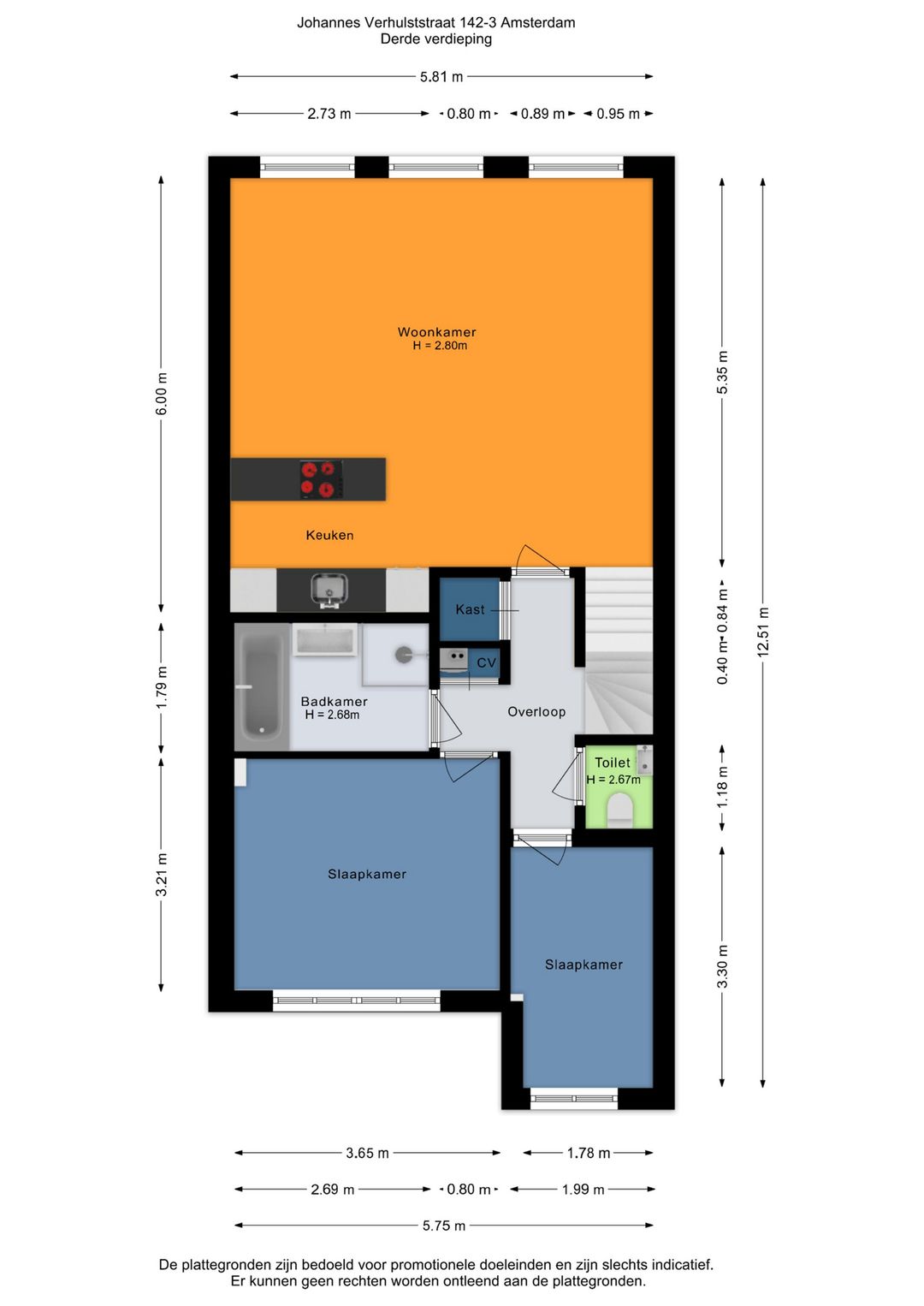 Foto 37 van Johannes Verhulststraat 142-3