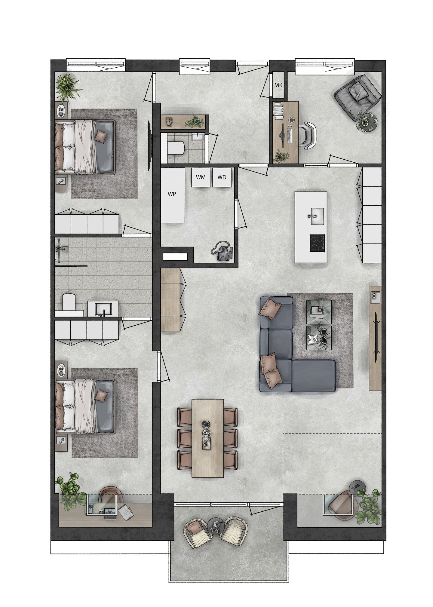 Foto 10 van Penthouse (Bouwnr. 12)