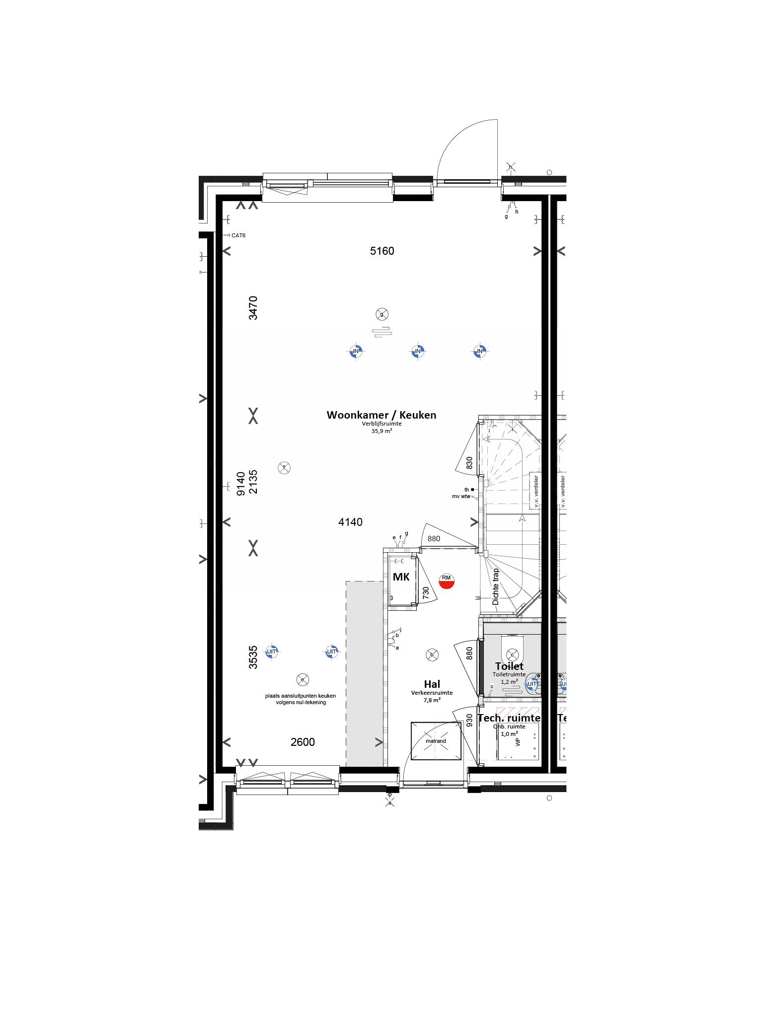 Foto 3 van Tussenwoning (Bouwnr. 5)