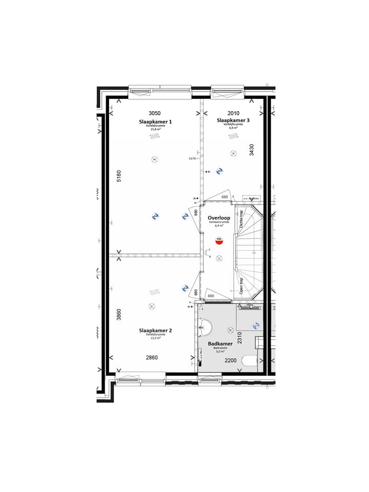 Foto 4 van Tussenwoning (Bouwnr. 5)