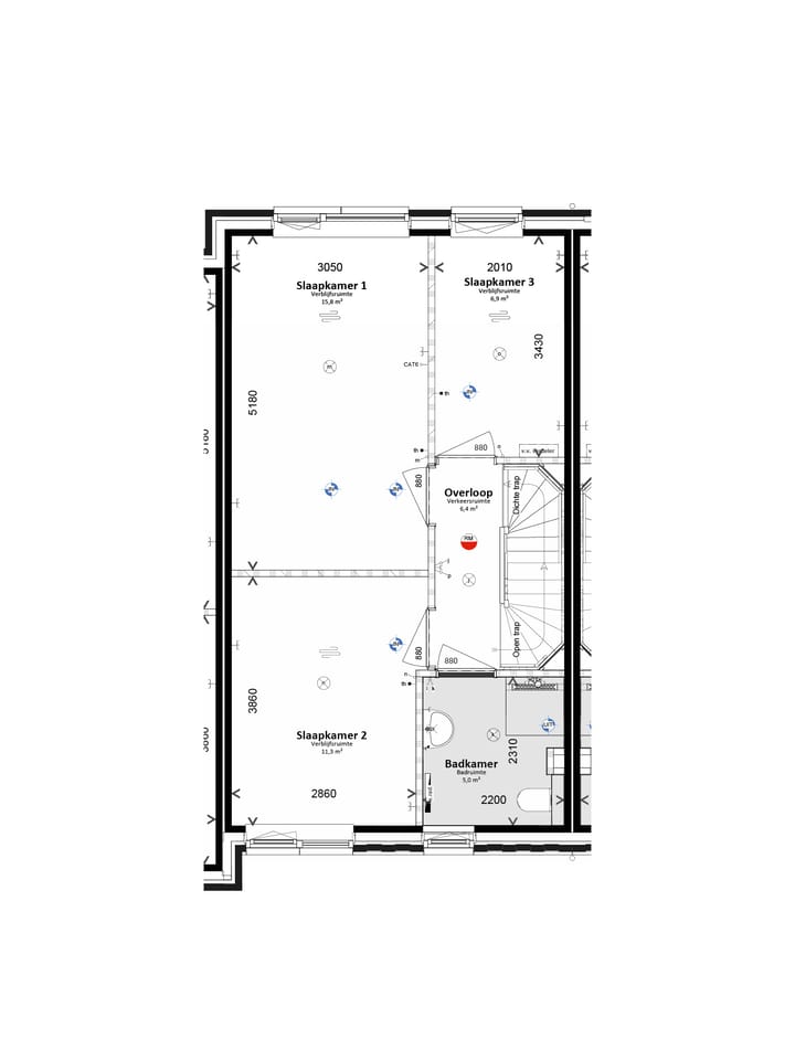 Foto 5 van Tussenwoning (Bouwnr. 5)