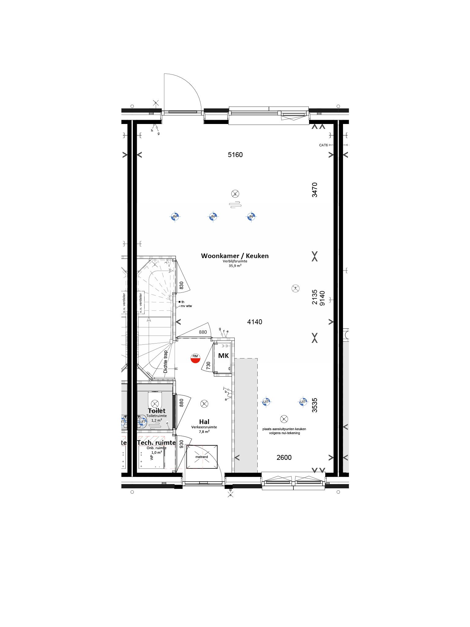 Foto 3 van Tussenwoning (Bouwnr. 6)