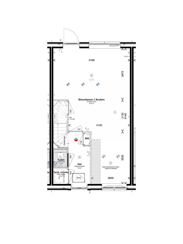Foto 3 van Tussenwoning (Bouwnr. 6)