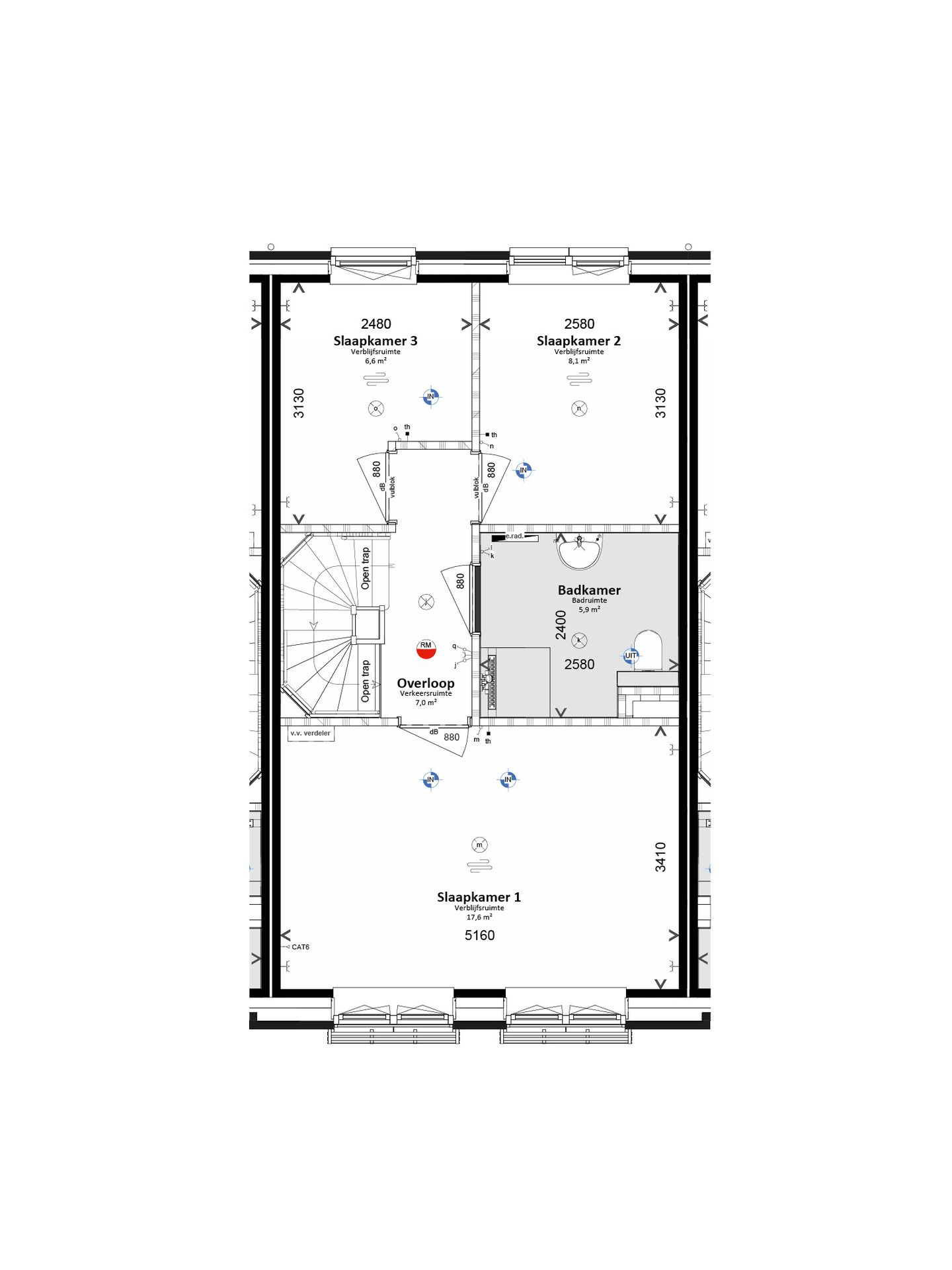 Foto 4 van Tussenwoning (Bouwnr. 3)