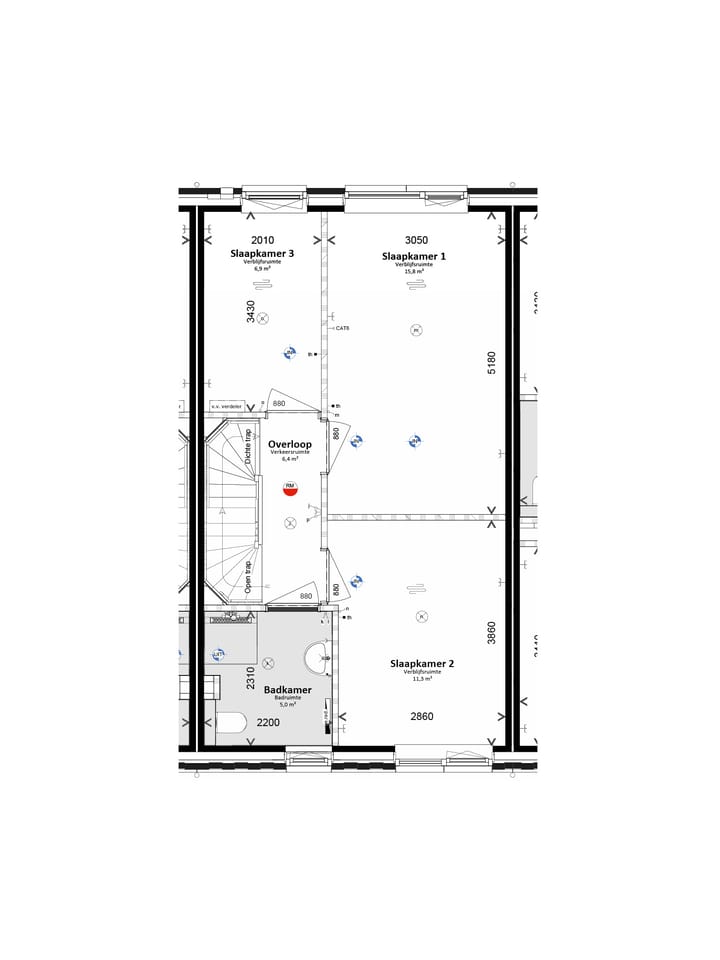 Foto 4 van Tussenwoning (Bouwnr. 6)