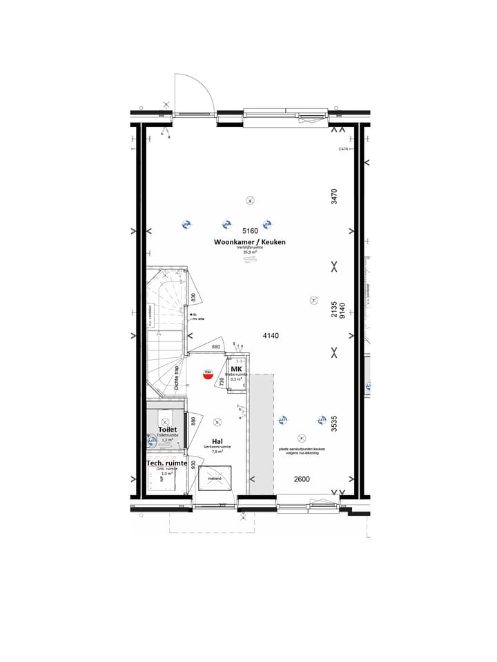 Foto 3 van Tussenwoning (Bouwnr. 16)