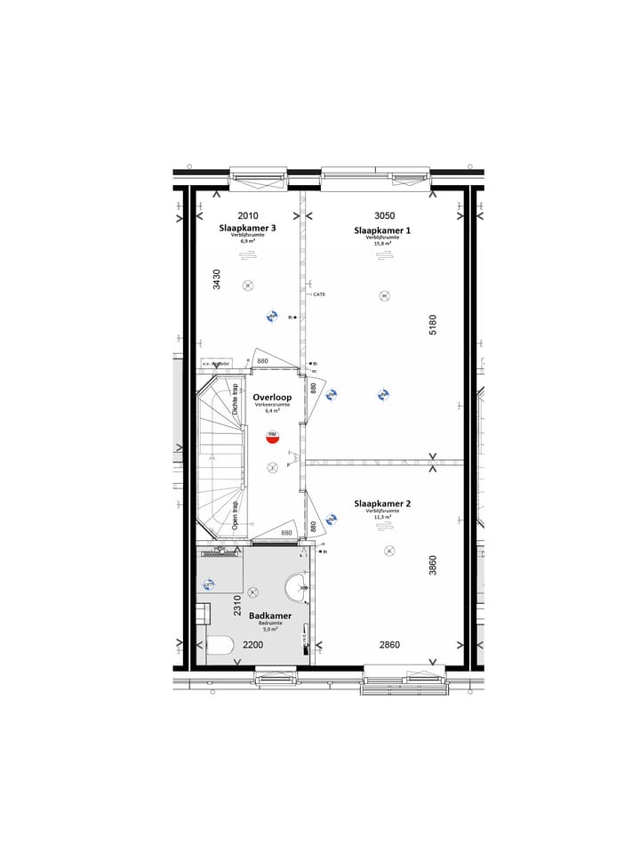 Foto 4 van Tussenwoning (Bouwnr. 14)