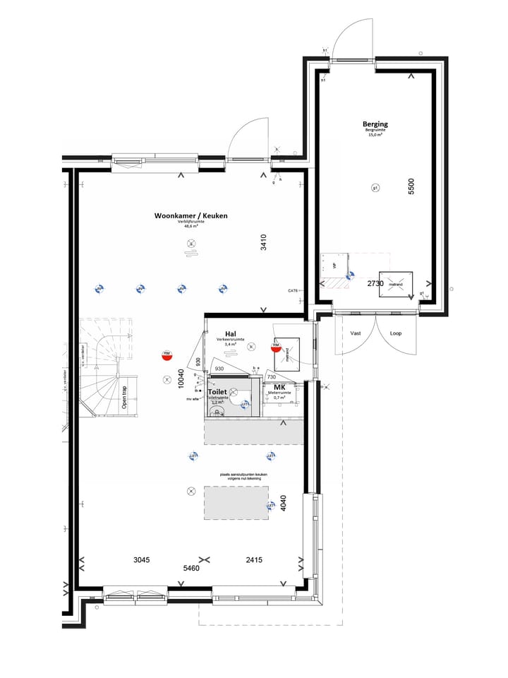 Foto 3 van 2 onder 1 kapwoning (Bouwnr. 9)