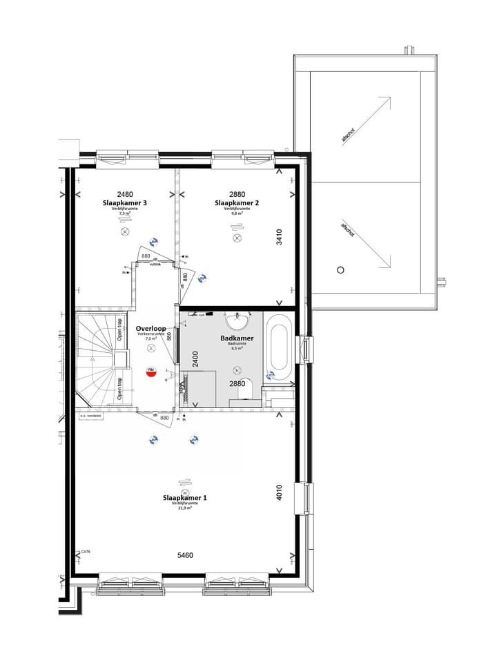 Foto 4 van 2 onder 1 kapwoning (Bouwnr. 9)