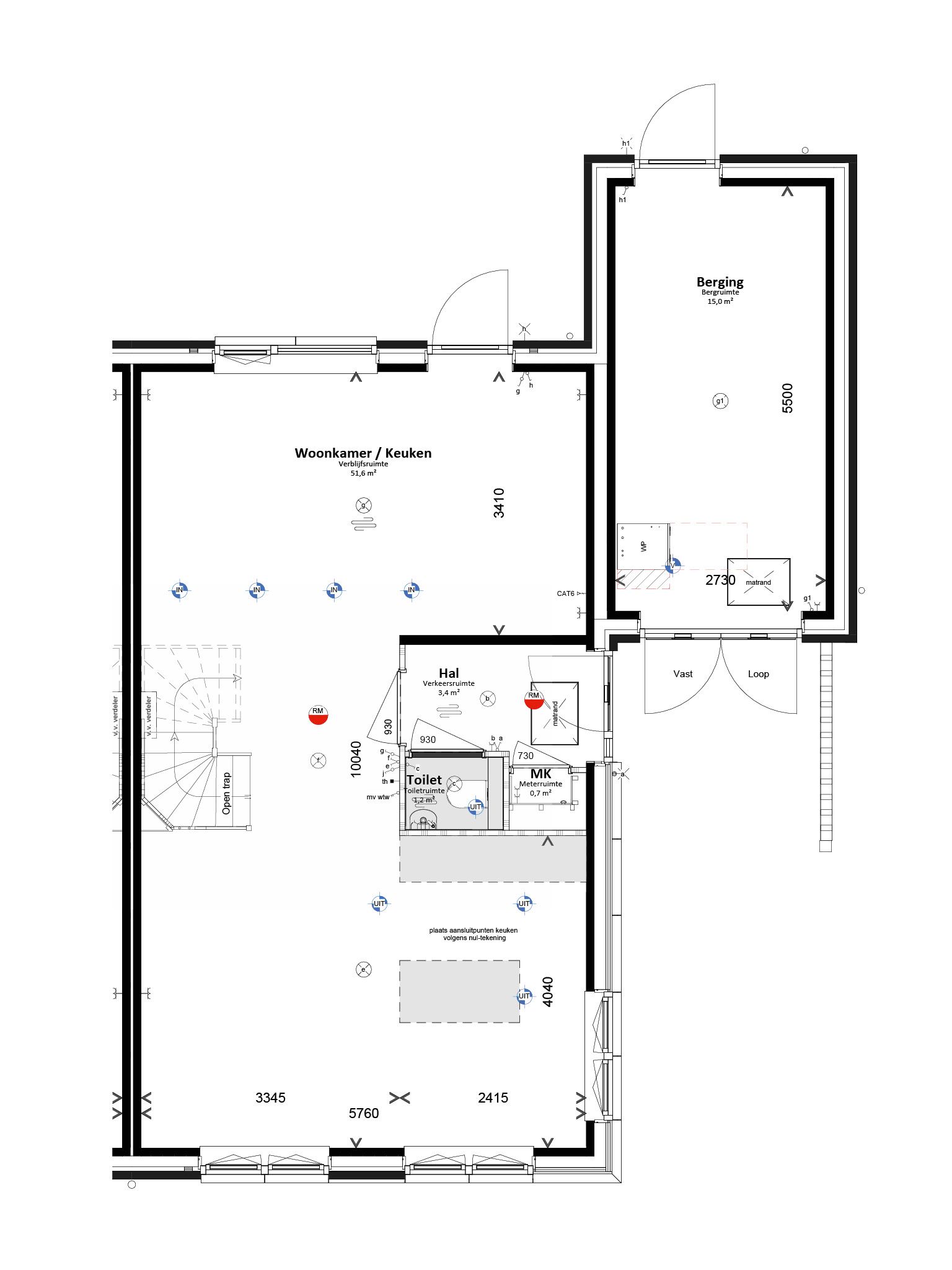 Foto 3 van 2 onder 1 kapwoning (Bouwnr. 31)