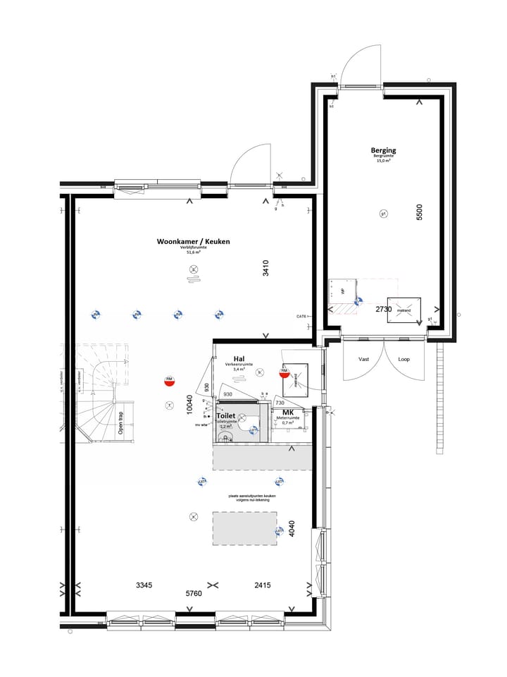 Foto 3 van 2 onder 1 kapwoning (Bouwnr. 31)