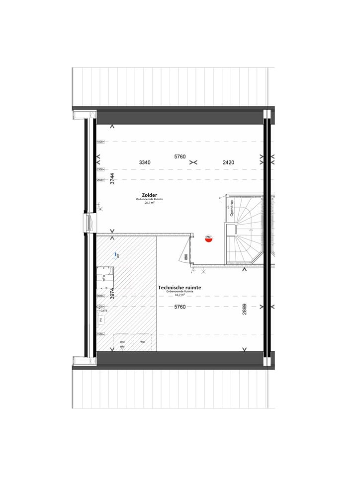 Foto 5 van 2 onder 1 kapwoning (Bouwnr. 30)