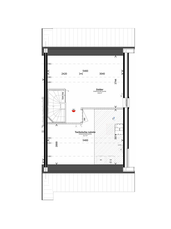 Foto 5 van 2 onder 1 kapwoning (Bouwnr. 9)