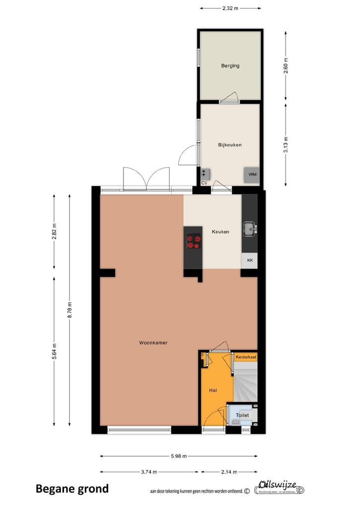 Tussenwoning te koop: Pampertstraat 4, Coevorden