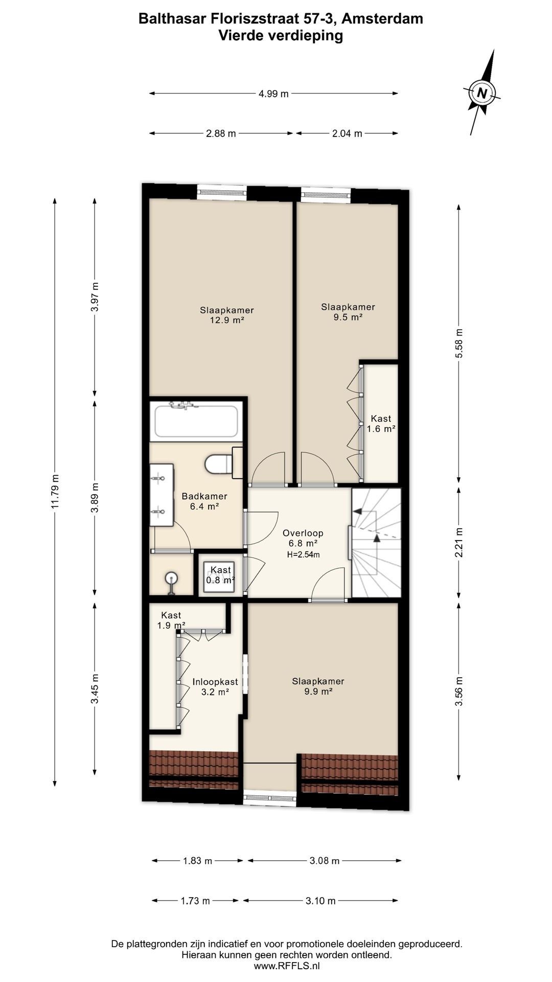 Foto 43 van Balthasar Floriszstraat 57-3