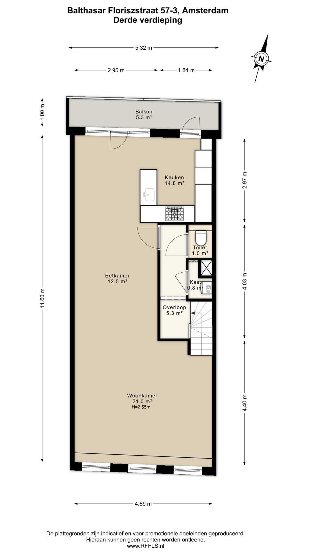 Foto 41 van Balthasar Floriszstraat 57-3