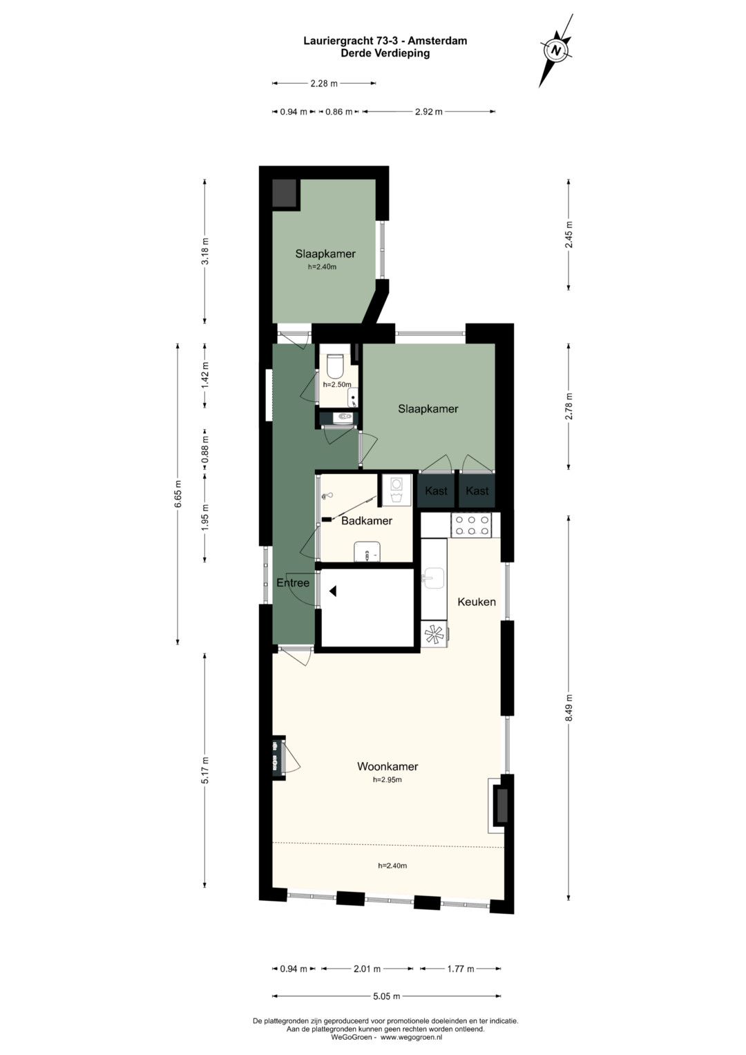 Foto 30 van Lauriergracht 73-3