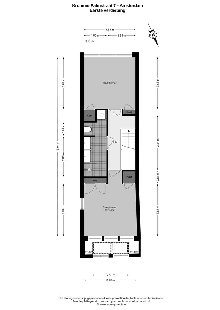 Appartement te koop: Kromme Palmstraat 7, Amsterdam