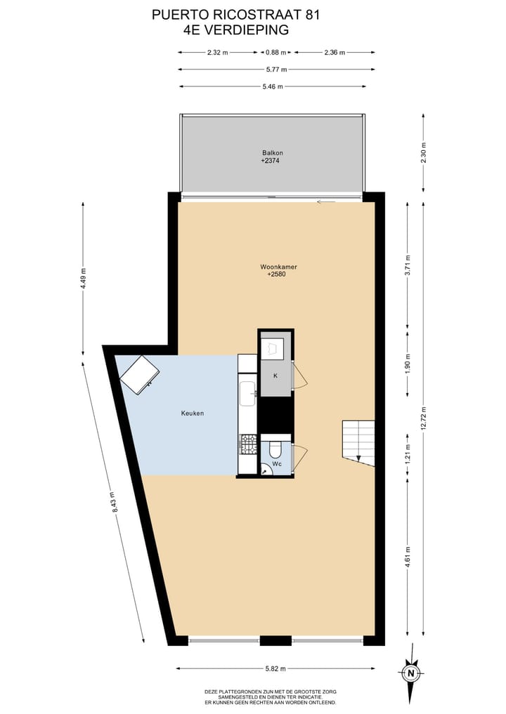 Appartement te koop: Puerto Ricostraat 81, Almere