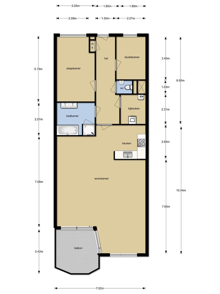 Appartement te huur: Oostersingel 76H, Leeuwarden