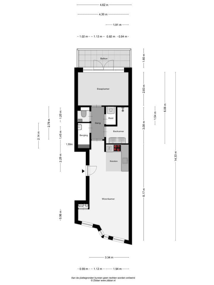 Appartement te koop: Oudedijk 157B01, Rotterdam