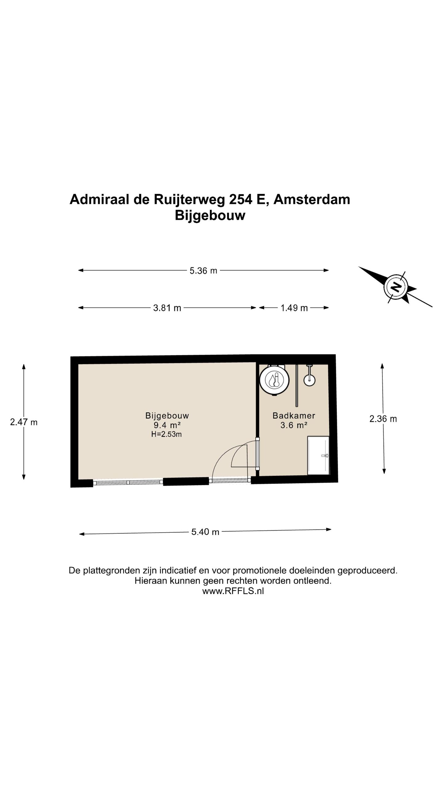 Foto 40 van Admiraal De Ruijterweg 254-E