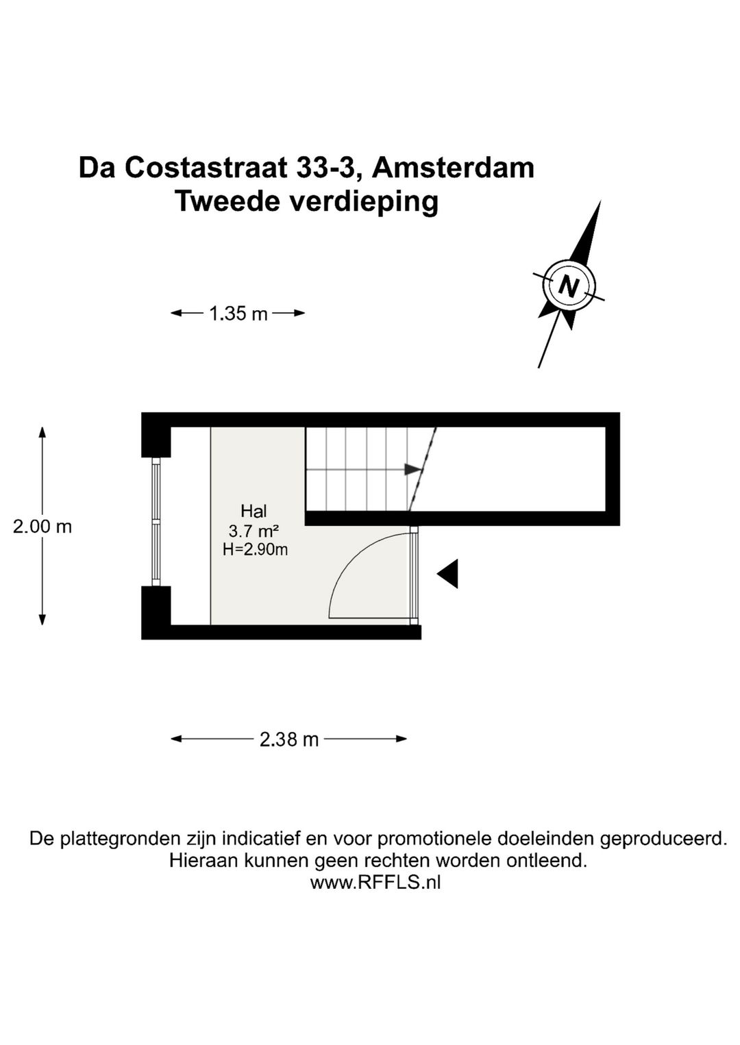 Foto 38 van Da Costastraat 33-3