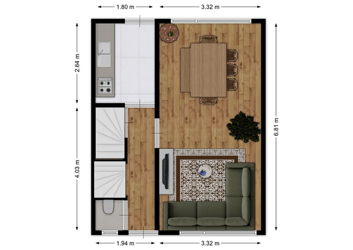Tussenwoning te koop: Prinses Beatrixstraat 18, Kerkrade
