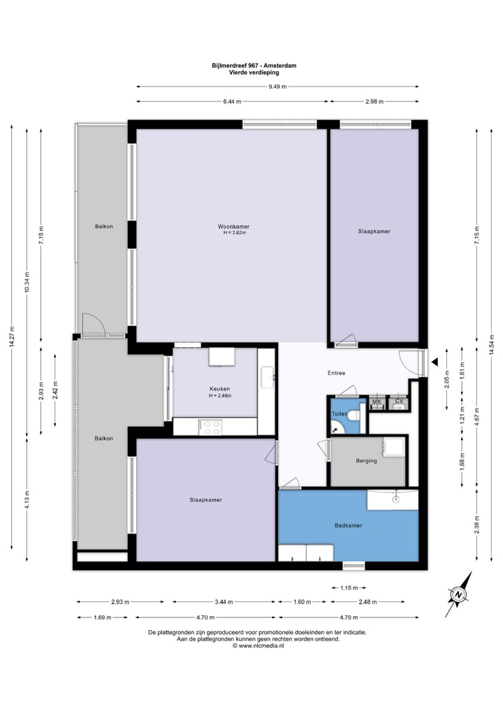 Appartement te koop: Bijlmerdreef 967, Amsterdam