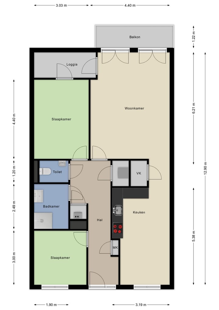 Appartement te koop: Afrikalaan 123, Alphen Aan Den Rijn