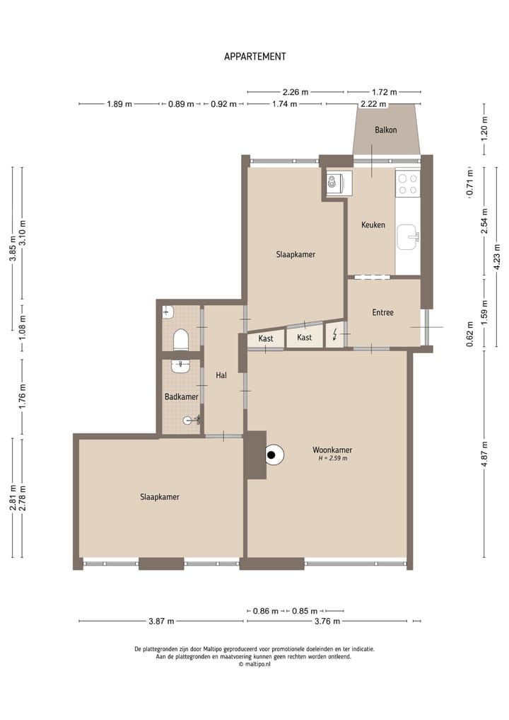 Appartement te koop: Cort van der Lindenlaan 40A, Amersfoort