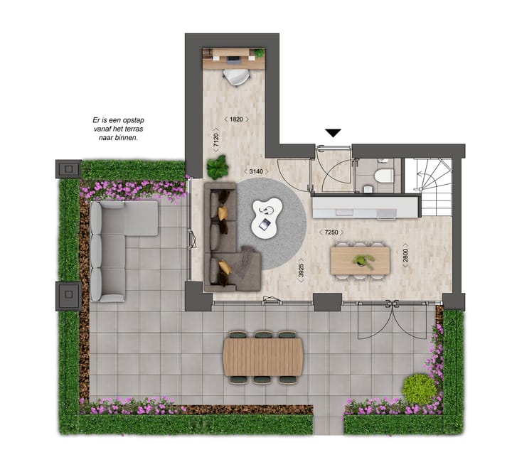 Foto 5 van Appartement -type 1 (Bouwnr. 1)