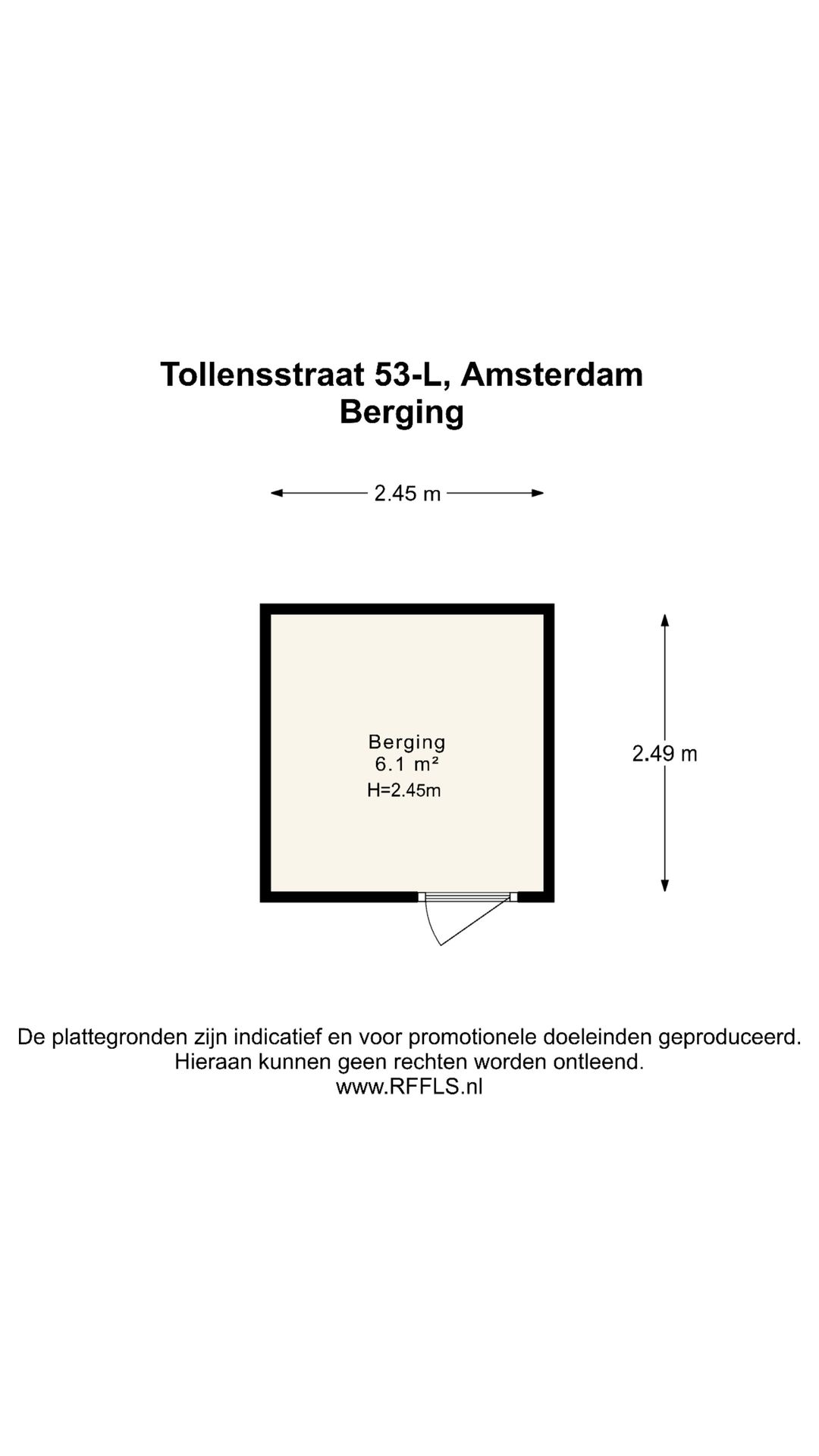 Foto 38 van Tollensstraat 53-L