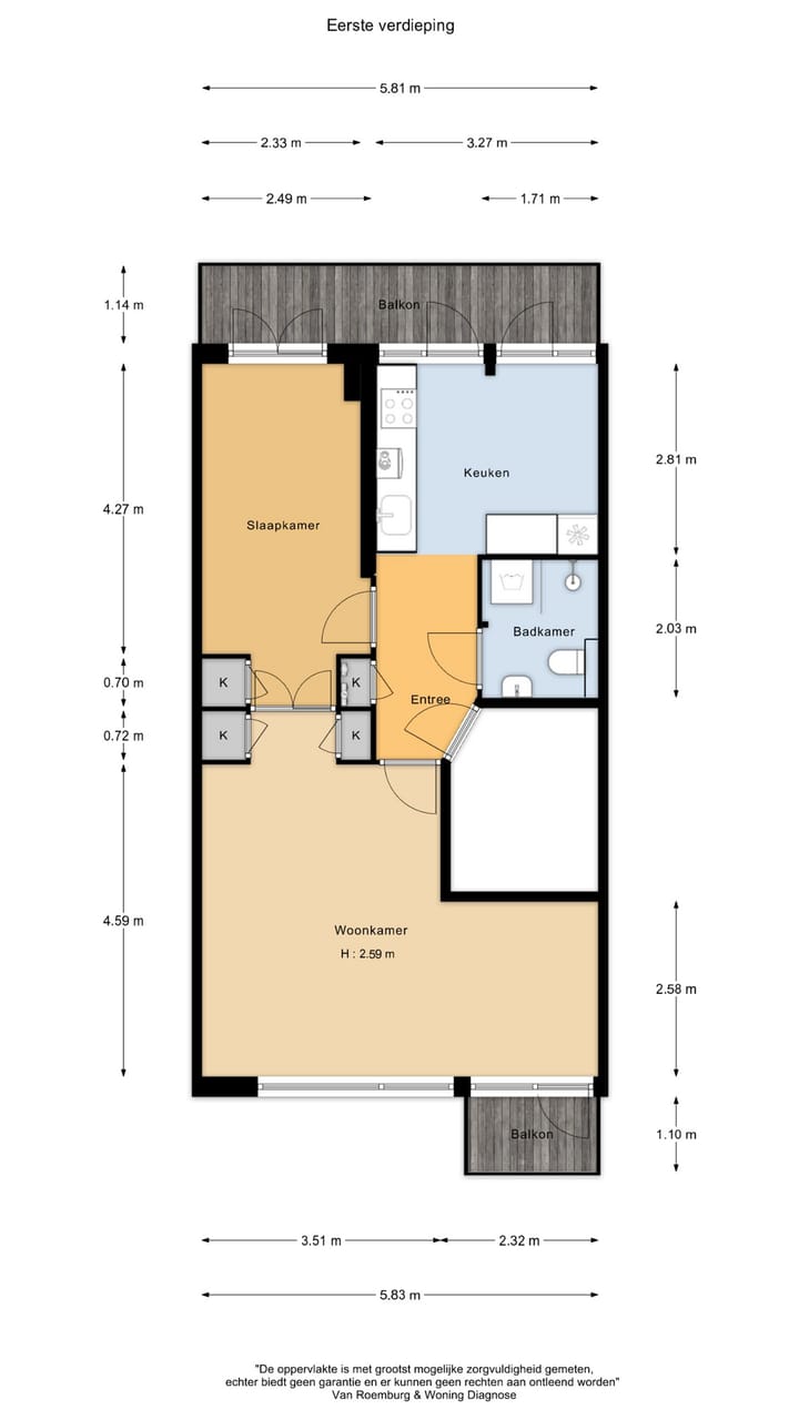 Appartement te koop: Ferguutstraat 12-1, Amsterdam
