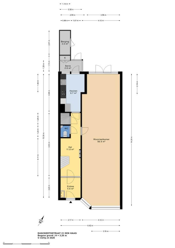 Tussenwoning te koop: Danckertsstraat 21, 'S-Gravenhage