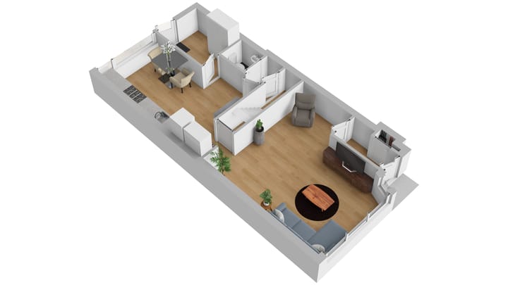 Tussenwoning te koop: Kobbeflecht 8, Hurdegaryp