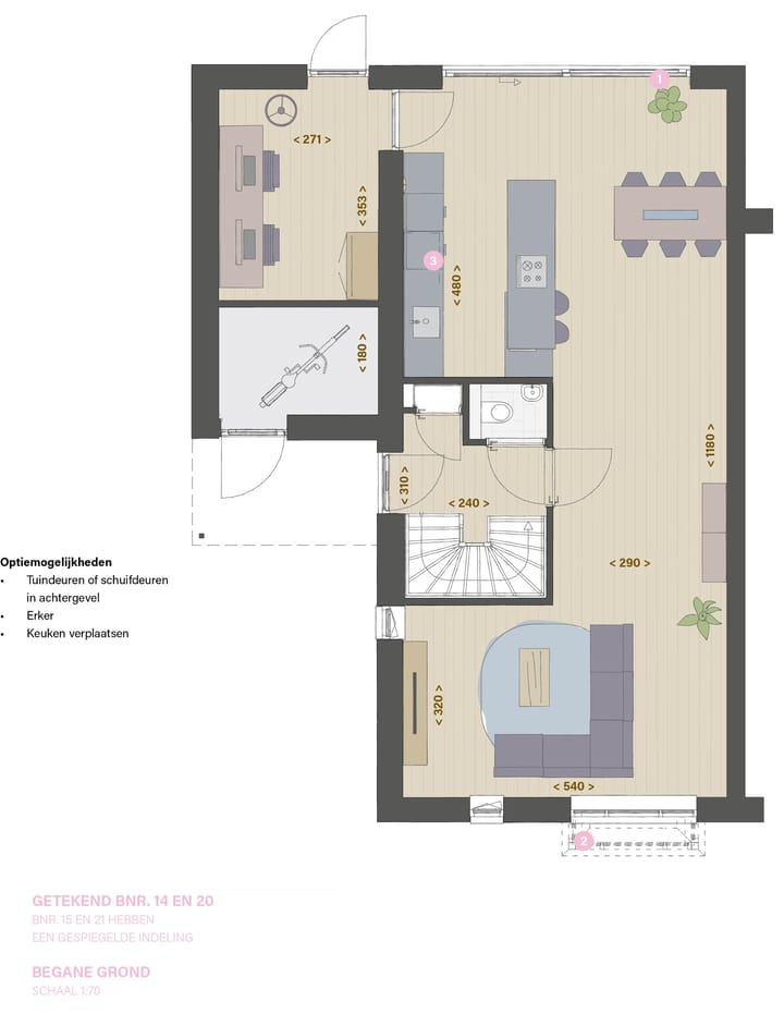 Foto 4 van Type B Tweekapper Langskap (Bouwnr. 27)