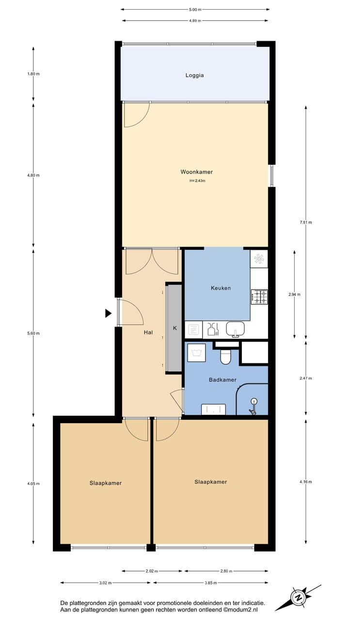 Appartement te koop: Weidevogellaan 182, 'S-Gravenhage