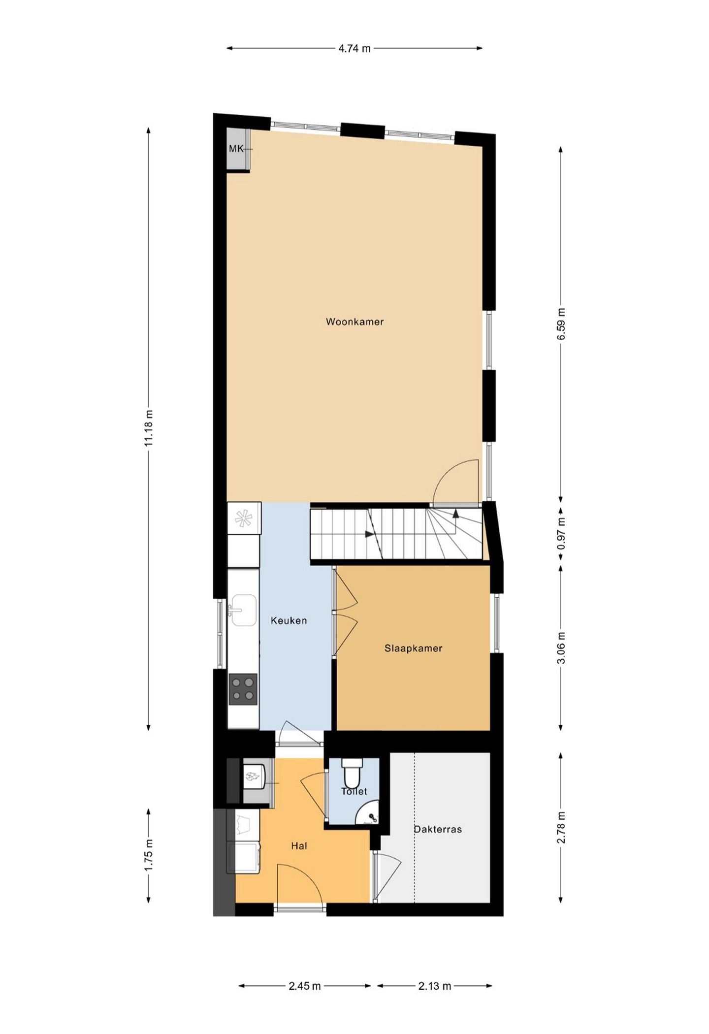 Foto 40 van Postelstraat 32-A