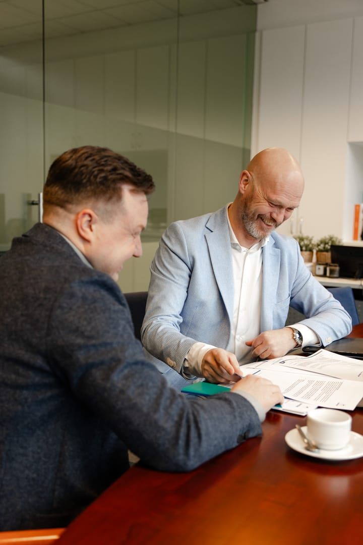 Een promotiefoto voor op kantoor