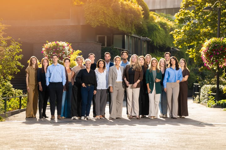 Een promotiefoto voor op kantoor