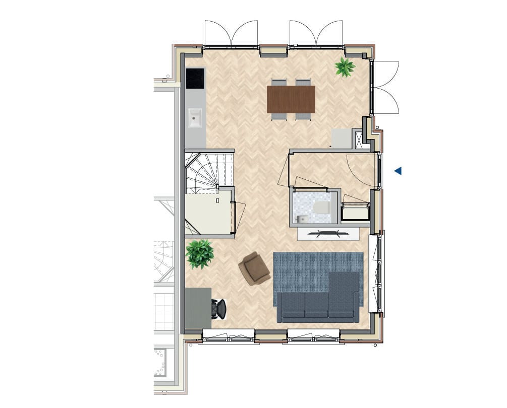 Photo 7 of Levensloopbestendige woningen (kopwoningen) (Bouwnr. 1)