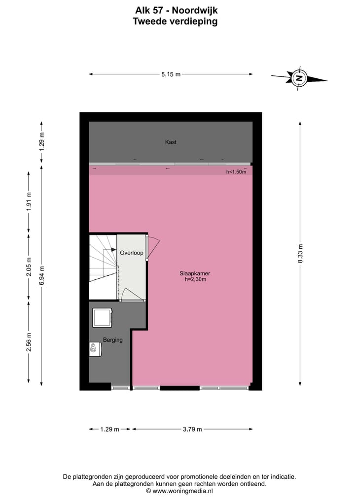 Tussenwoning te koop: Alk 57, Noordwijk (Zh)
