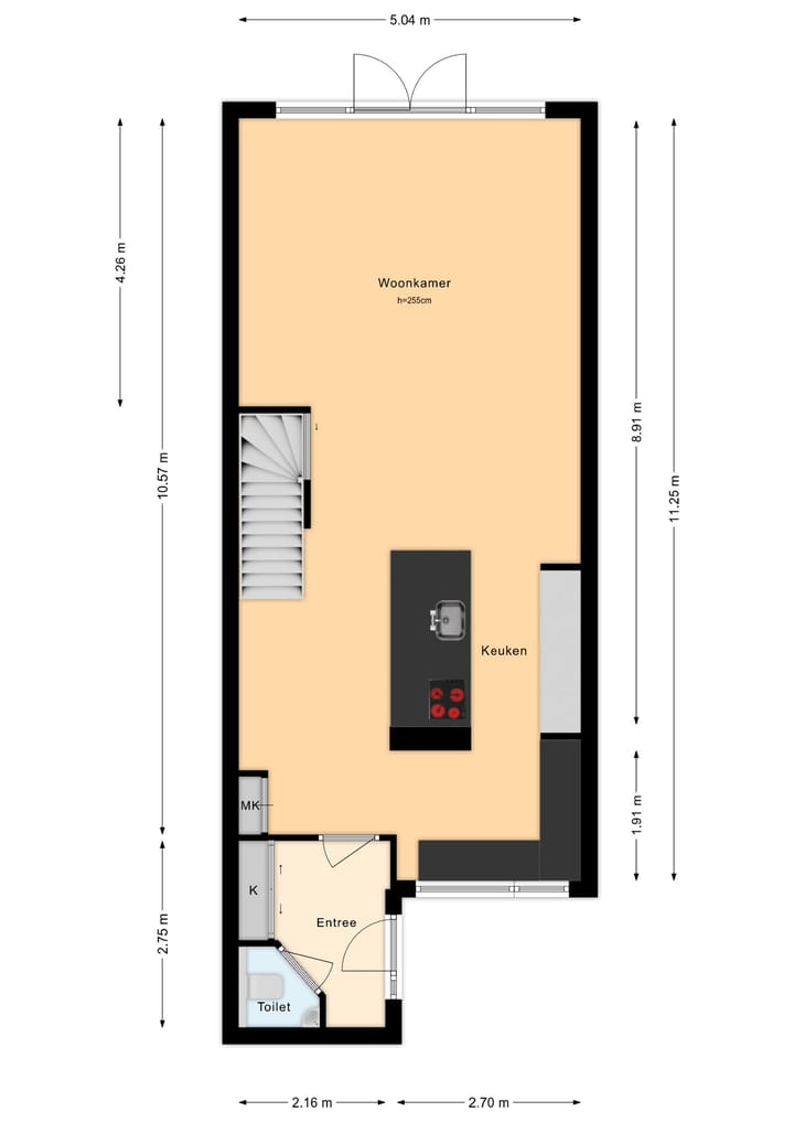 Tussenwoning te koop: Het Lange Stuk 27, Nieuwkoop