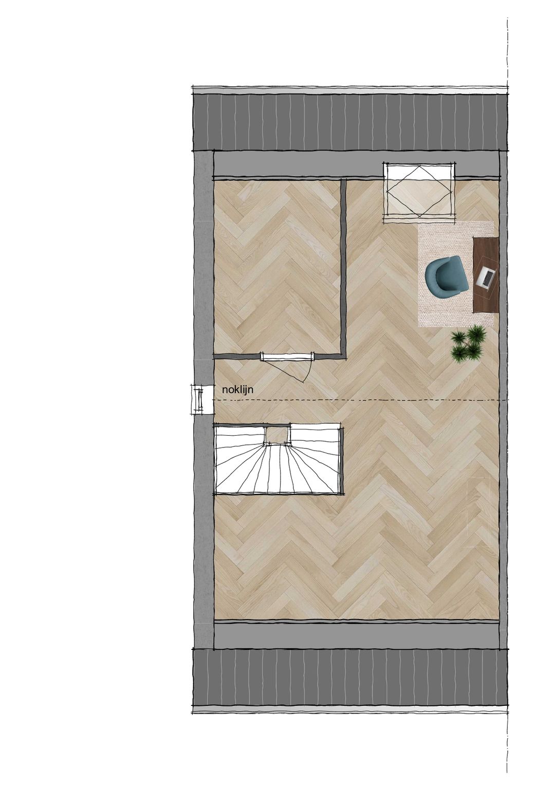 Foto 7 van Twee-onder-één-kapwoning (Bouwnr. 28)