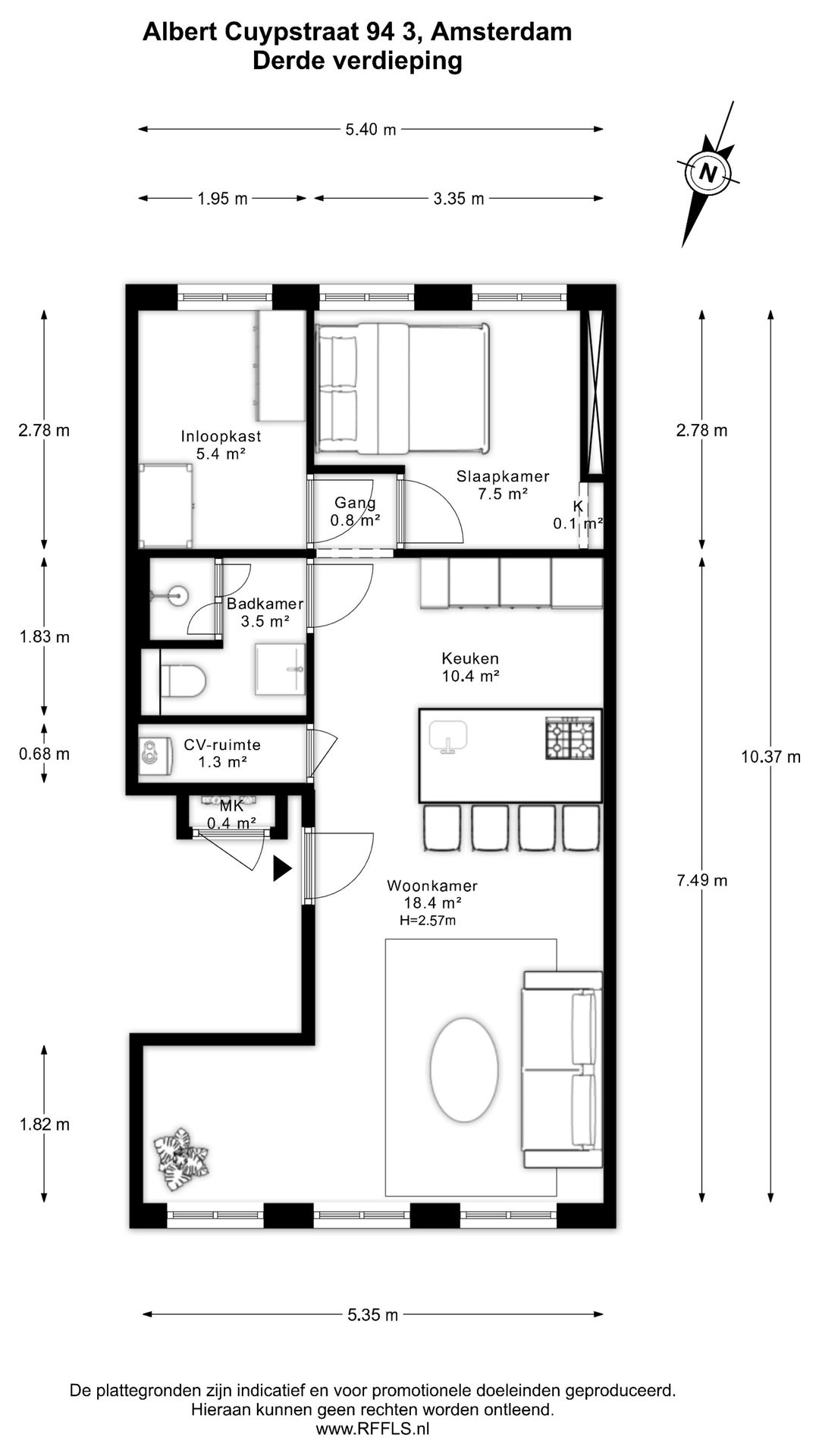 Photo 23 of Albert Cuypstraat 94-3